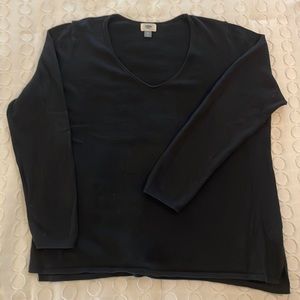 Old Navy black cotton/polyester knit sweater